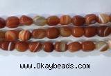 CNG8229 15.5 inches 12*16mm nuggets striped agate beads wholesale