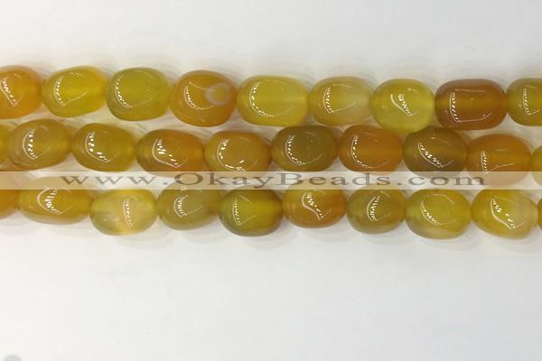 CNG8246 15.5 inches 13*18mm nuggets agate beads wholesale