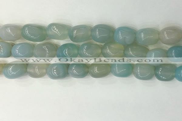 CNG8254 15.5 inches 13*18mm nuggets agate beads wholesale