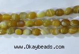 CNG8265 15.5 inches 13*18mm nuggets striped agate beads wholesale