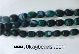 CNG8274 15.5 inches 13*18mm nuggets striped agate beads wholesale