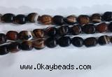 CNG8279 15.5 inches 13*18mm nuggets striped agate beads wholesale