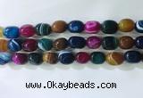 CNG8282 15.5 inches 13*18mm nuggets striped agate beads wholesale