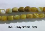 CNG8311 15.5 inches 15*20mm nuggets striped agate beads wholesale