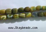 CNG8312 15.5 inches 15*20mm nuggets striped agate beads wholesale