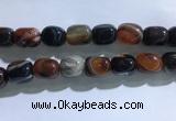 CNG8319 15.5 inches 15*20mm nuggets striped agate beads wholesale