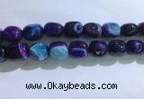 CNG8321 15.5 inches 15*20mm nuggets striped agate beads wholesale