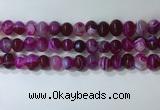 CNG8345 15.5 inches 10*12mm nuggets striped agate beads wholesale