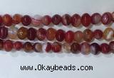 CNG8346 15.5 inches 10*12mm nuggets striped agate beads wholesale