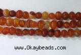 CNG8347 15.5 inches 10*12mm nuggets striped agate beads wholesale