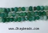 CNG8349 15.5 inches 10*12mm nuggets striped agate beads wholesale