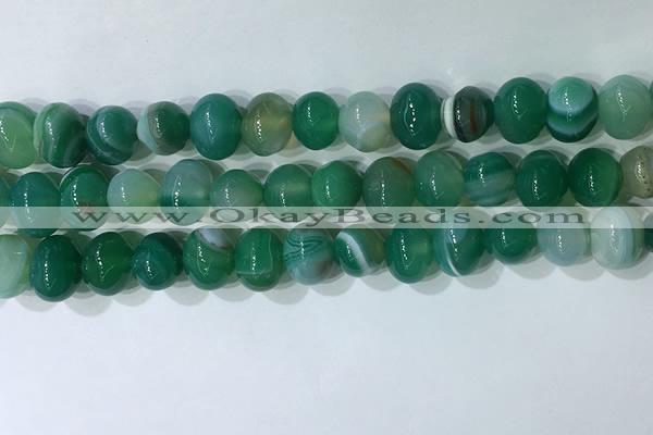 CNG8349 15.5 inches 10*12mm nuggets striped agate beads wholesale