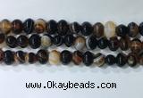 CNG8352 15.5 inches 10*12mm nuggets striped agate beads wholesale