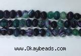 CNG8354 15.5 inches 10*12mm nuggets striped agate beads wholesale