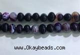 CNG8381 15.5 inches 12*16mm nuggets striped agate beads wholesale