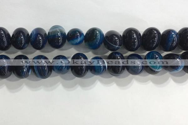 CNG8384 15.5 inches 12*16mm nuggets striped agate beads wholesale