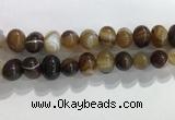 CNG8388 15.5 inches 12*16mm nuggets striped agate beads wholesale