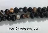 CNG8389 15.5 inches 12*16mm nuggets striped agate beads wholesale