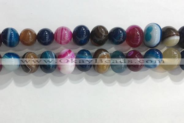 CNG8391 15.5 inches 12*16mm nuggets striped agate beads wholesale