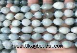 CNG8510 15.5 inches 10*12mm - 11*15mm faceted nuggets aquamarine beads