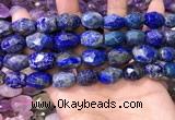 CNG8573 12*16mm - 15*20mm faceted nuggets lapis lazuli beads