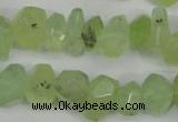 CNG858 15.5 inches 11*15mm faceted nuggets prehnite beads wholesale