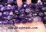 CNG8581 13*18mm - 15*20mm faceted nuggets amethyst beads