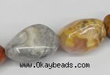 CNG86 15.5 inches 12*14mm - 25*30mm nuggets agate gemstone beads