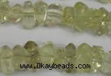 CNG864 15.5 inches 5*10mm – 10*17mm faceted nuggets lemon quartz beads