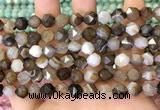 CNG8720 15.5 inches 6mm faceted nuggets agate gemstone beads