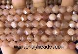 CNG8753 15.5 inches 8mm faceted nuggets moonstone beads wholesale