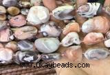 CNG8785 15 inches 15*22mm - 22*30mm nuggets pink botswana agate beads