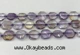 CNG8801 15.5 inches 16mm - 20mm faceted freeform ametrine beads