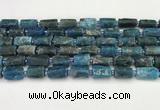 CNG8864 15.5 inches 8*12mm - 10*16mm nuggets matte apatite beads