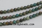 CNI01 16 inches 4mm round natural imperial jasper beads wholesale