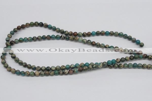 CNI02 16 inches 6mm round natural imperial jasper beads wholesale