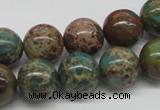 CNI06 16 inches 14mm round natural imperial jasper beads wholesale