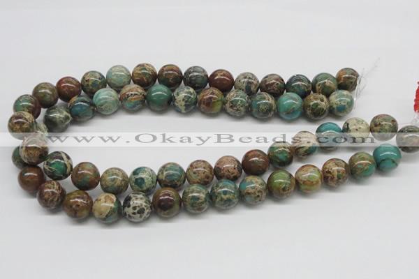 CNI06 16 inches 14mm round natural imperial jasper beads wholesale