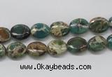 CNI10 16 inches 8*10mm oval natural imperial jasper beads wholesale