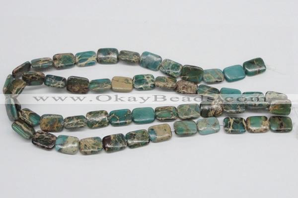 CNI15 16 inches 12*16mm rectangle natural imperial jasper beads wholesale