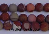 CNJ301 15.5 inches 6mm round matte noreena jasper beads wholesale