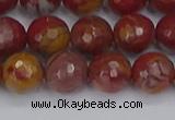 CNJ311 15.5 inches 10mm faceted round noreena jasper beads