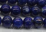 CNL1002 15.5 inches 8mm round A grade natural lapis lazuli beads