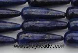 CNL1161 15.5 inches 10*30mm teardrop lapis lazuli gemstone beads