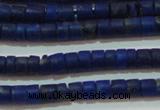 CNL1203 15.5 inches 1.5*2mm tube natural lapis lazuli beads