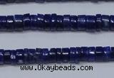 CNL1265 15.5 inches 3*6mm tyre natural lapis lazuli beads