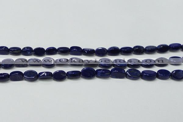 CNL1277 15.5 inches 9*13mm oval natural lapis lazuli beads