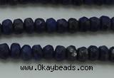 CNL1400 15.5 inches 2.5*4mm faceted rondelle lapis lazuli beads