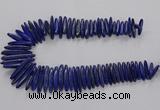 CNL1662 15.5 inches 5*25mm - 7*40mm sticks lapis lazuli beads