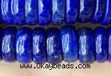 CNL1695 15.5 inches 3*9mm - 4*9mm rondelle lapis lazuli beads